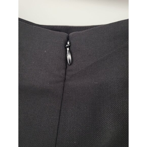 Catherine Malandrino Black Lace Slit Pencil Skirt Size 12 - Picture 6 of 8